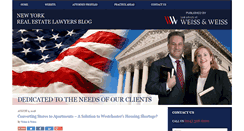 Desktop Screenshot of newyorkrealestatelawyersblog.com